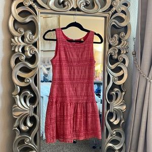 Salmon colored dress, size small